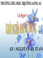 Bài 4  khởi nghĩa hai bà trưng (năm 40) 