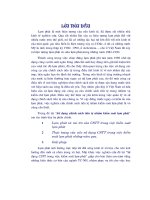 Đề tài sử dụng chính sách tiền tệ nhằm kiểm soát lạm phát