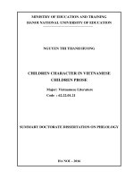 Nhân vật trẻ em trong văn xuôi thiếu nhi việt nam (TT) 