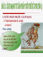 Bài 31  cách mạng tư sản pháp cuối thế kỷ XVIII 