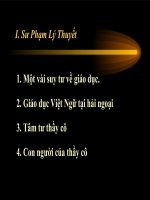 Bài Giảng Sư Phạm Lý Thuyết