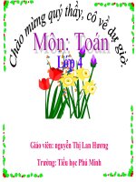 Diện tích hình thoi   toán học 4 