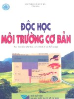 Độc học môi trường cơ bản (NXB đại học quốc gia 2006)   lê huy bá, 644 trang 