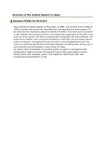 Overview of the judicial system in japan (Cơ quan tư pháp Nhật Bản)