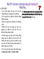 Bài 29 - Câu hỏi và bài tập tổng kết chương II -  Nhiệt học
