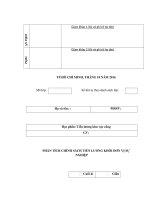 PHÂN TÍCH CHÍNH SÁCH TIỀN LƯƠNG KHU VỰC CÔNG TRONG KHỐI ĐƠN VỊ SỰ NGHIỆP