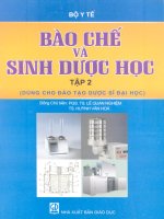 bào chế và dược sinh học tập 2