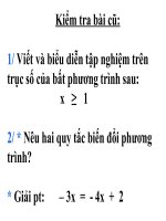 BÀi 4   bất phương trình bậc nhất một ẩn 