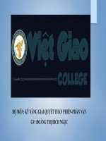 ĐẶC ĐIỂM TÂM LÝ KHÁCH DU LỊCH VÀ ẨM THỰC PHÁP