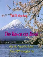 Tuần 15  đọc thêm vi hành 