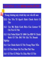 Bài giảng tài chính doanh nghiệp 2 CHƯƠNG 13 CHÍNH SÁCH cổ tức 
