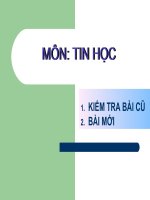 Bài 3  thực hiện tính toán trên trang tính1 