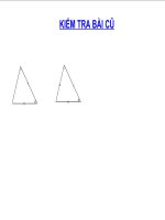 Trường hợp bằng nhau thứ nhất của tam giác cạnh cạnh cạnh (c c c) 