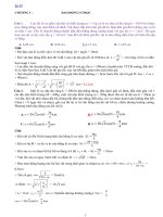 bài tập trắc nghiệm vật lý 12 nhiều chương