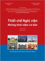 Thiết chế nghị viện  những khái niệm cơ bản