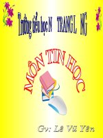 Chương III  bài 1  vì sao phải tập gõ 10 ngón 