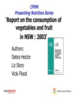 veg fruit presentation 