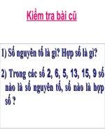 BÀI 15 PHÂN TÍCH một só RA TSNT 