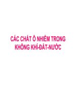 Các chất ô nhiễm trong không khí đất nước   nhiều tác giả, 143 trang 