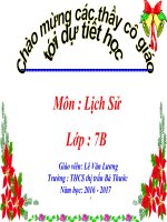 Bài 10  nhà lý đẩy mạnh công cuộc xây dựng đất nước   lịch sử 7 