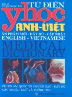 TỪ ĐIỂN Y HOC ANH - VIỆT