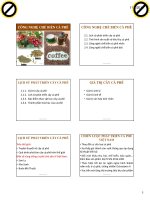 Bài giảng Công nghệ chế biến cà phê