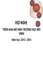 Hội Nghị Triển Khai Mô Hình Trường Học Mới VNEN