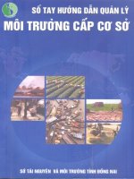 Sổ tay hướng dẫn quản lý môi trường cấp cơ sở (NXB đồng nai 2003)   nhiều tác giả, 132 trang
