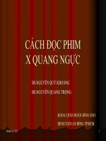 CÁCH đọc PHIM x QUANG NGỰC