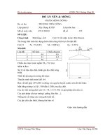 đồ án nền móng công trình dan dụng