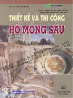 1 100 thiết kế và thi công hố móng sâu   nguyễn bá kế 