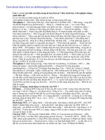 câu hỏi di truyền đại cương