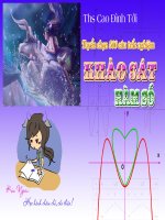 TUYEN CHON 500 CAU TRAC NGHIEM KHAO SAT HAM SO FULL DAP AN