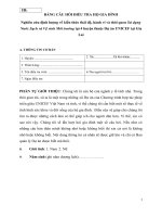 BẢNG câu hỏi điều TRA hộ GIA ĐÌNH nghiên cứu định lượng về kiến thức thái độ, hành vi và thói quen sử dụng nước sạch và vệ sinh môi trường tại 4 huyện thuộc dự án UNICEF tại gia lai