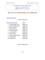 Dự án cửa hàng hoa tự chọn q1