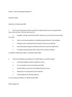 organizational behavior test bank robbins chapter 1