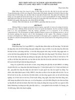 Phát triển nhân lực ngành du lịch cho đồng bằng sông cửu long nhận thức và những giải pháp 