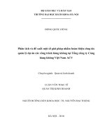 Phân tích và đề xuất một số giải pháp nhằm hoàn thiện công tác quản lý dự án các công trình hàng không tại Tổng công ty Cảng hàng không Việt Nam ACV