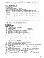 ĐỀ cương hóa 11 hoc ki 1 16 17 