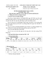 Kế hoạch kiểm định chat luong 2016  2017 rất hay