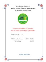 báo cáo chế biến dầu và chất béo dầu có nguồn gốc từ động vật mỡ heo