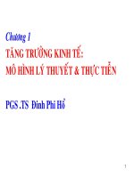 Slide kinh tế phát triển   TS lê ngọc uyển chương 1 tăng trưởng kinh tế 