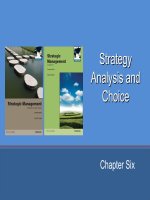 Slide bài giảng môn quản trị chiến lược TS  từ văn bình chương 6 