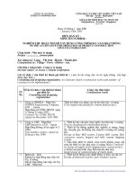 Biên bản Nghiệm Thu Hoàn Thành Xây Dựng Công Trình Nhà máy Xi măng Đưa Vào Hoạt Động