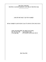 Báo cáo chuyên đề thực tập nghiệp vụ bán hàng tại CHXD số 32