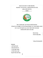 Quy hoạch VQG xuân thủy