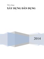 Tổng hợp các quy trình cần nắm trong thi công ( rất hữu ích )