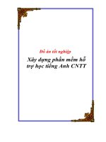 Đồ án Xây dựng phần mềm hỗ trợ học tiếng Anh công nghệ thông tin