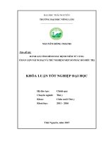 Đánh giá tình hình mắc bệnh viêm tử cung ở đàn lợn nái ngoại và thử nghiệm một số phác đồ điều trị