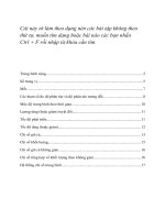 Giải bài tập thống kê ôn thi công chức 